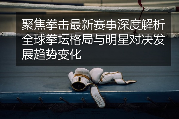 聚焦拳击最新赛事深度解析全球拳坛格局与明星对决发展趋势变化